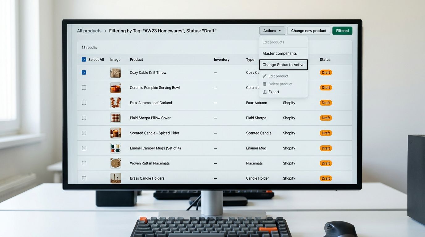 Shopify Draft Product Import: Stage Before You Publish