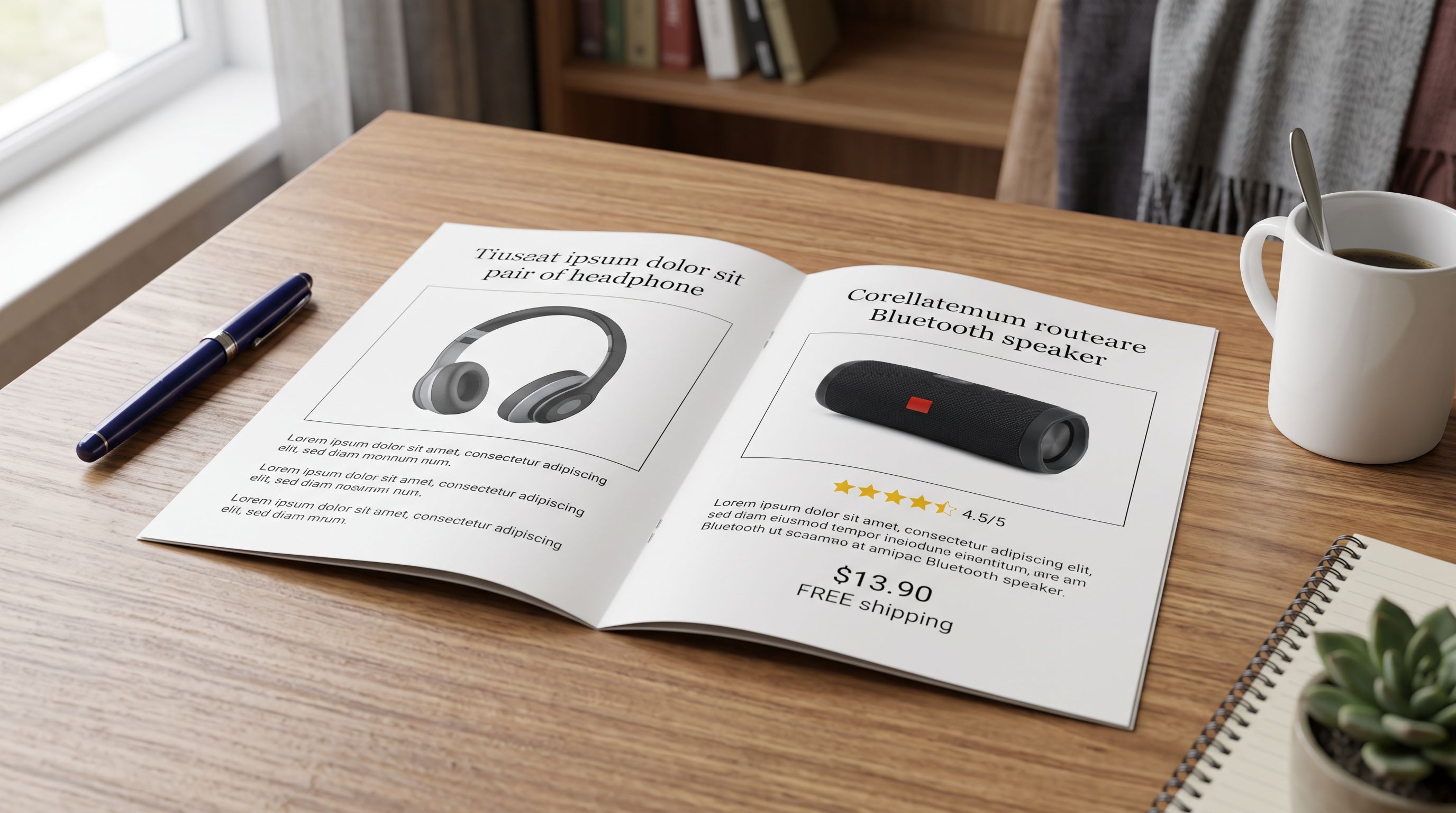 A printed Google search results page on a desk showing star rating badges, price snippets, and FAQ accordion sections beneath a product listing, representing the visual enhancements that rich results add to search appearances.