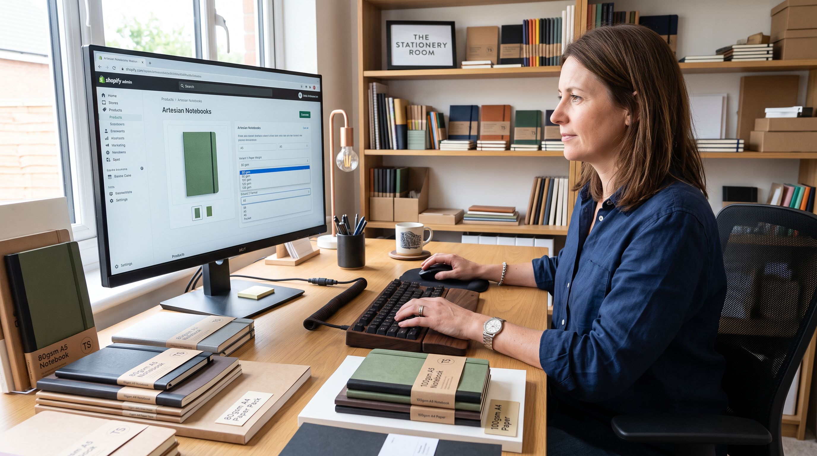 Shopify Stationery Import: Paper Weight, Formats, and Pack Sizes