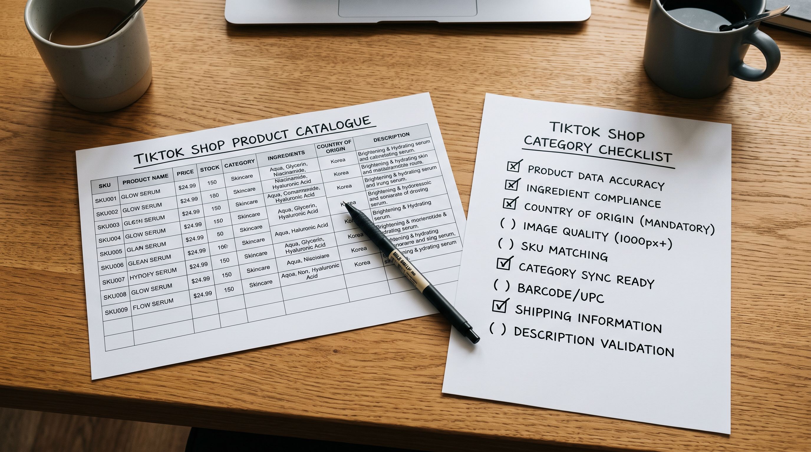 Shopify TikTok Shop Product Import: Data Requirements Guide